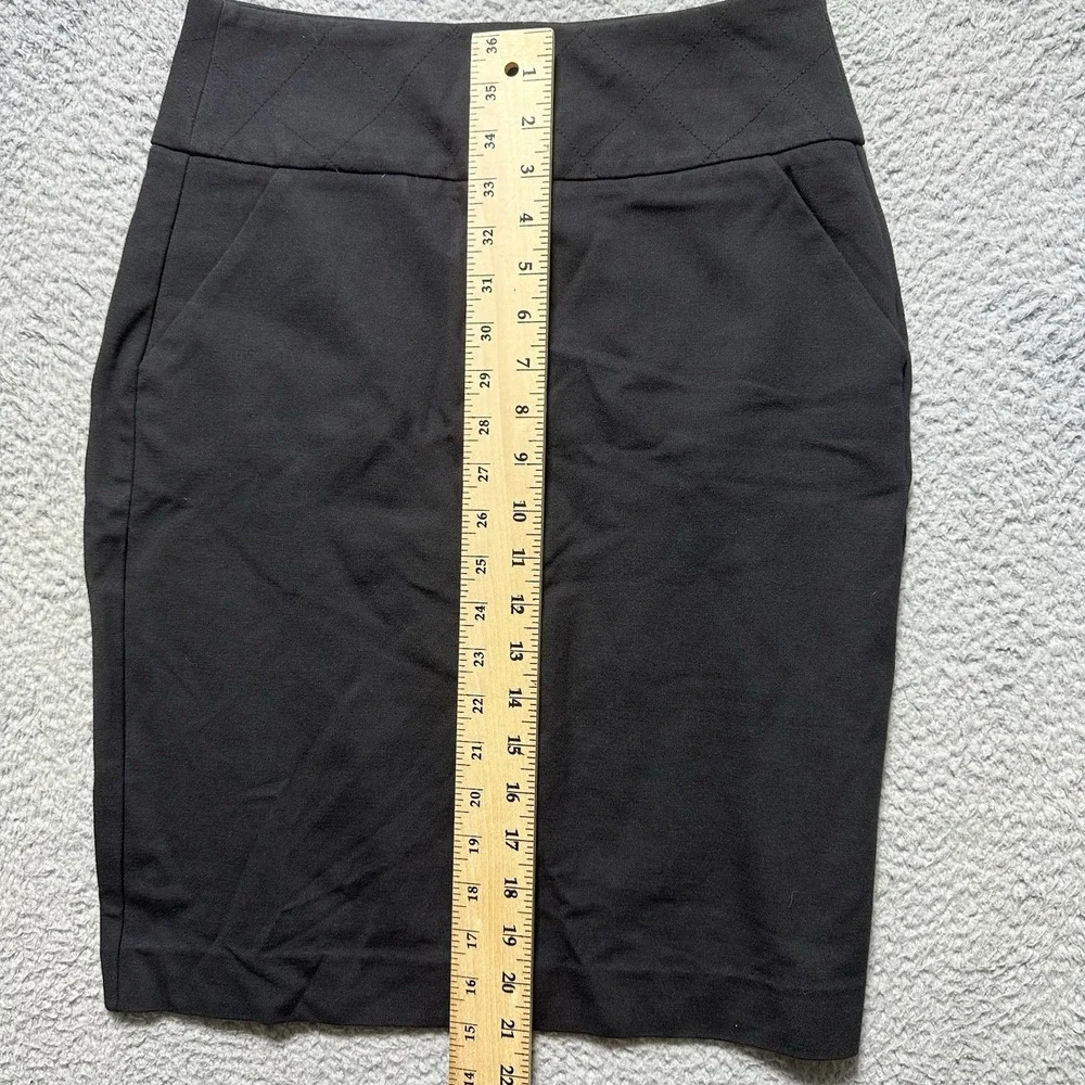 Cabi Black Pencil Skirt with Pockets Style #739‎ Size 6 Academia Work Officewear